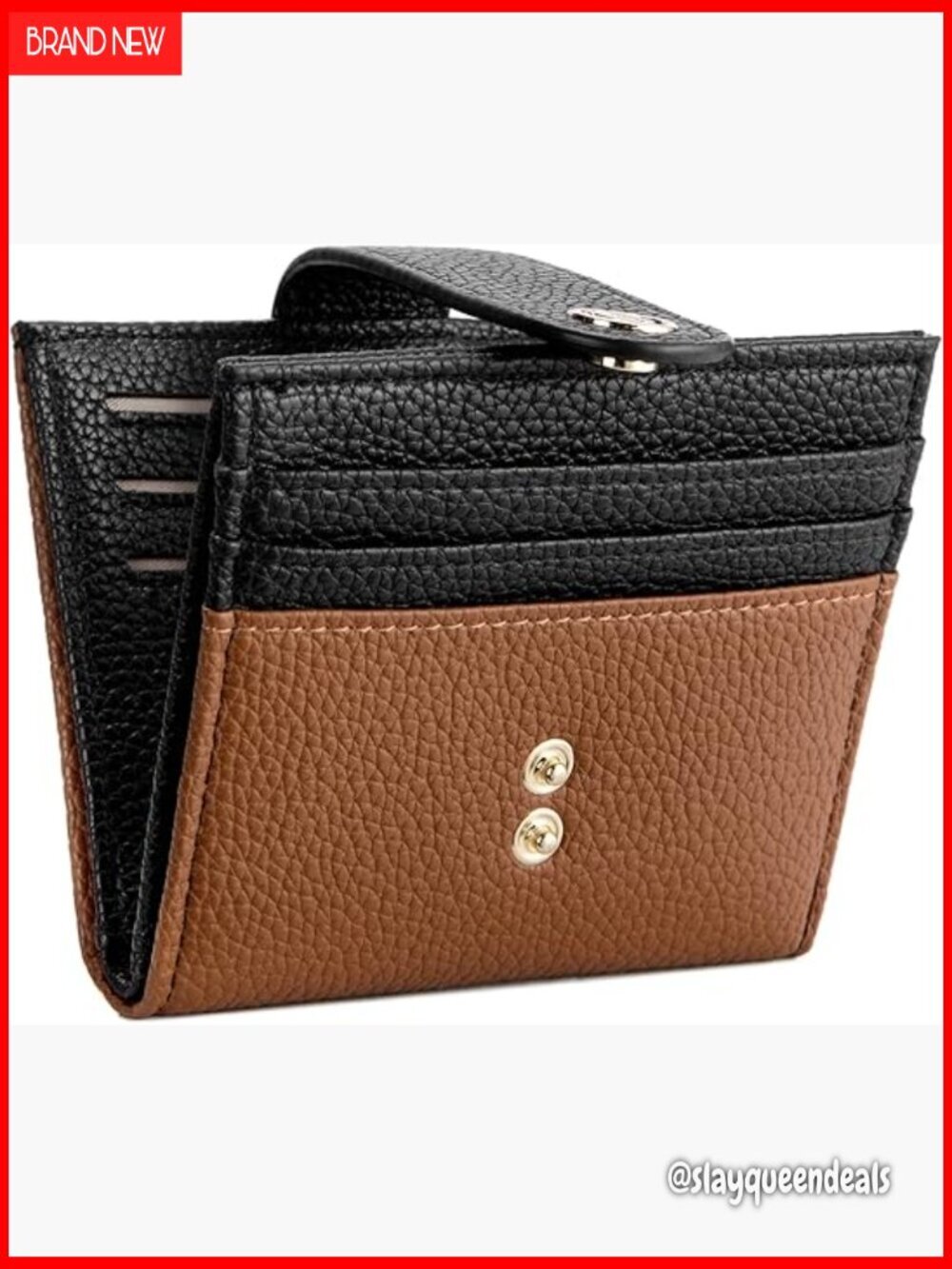 Slim RFID Blocking Leather Wallet with Zipper Coin Pocket Bifold